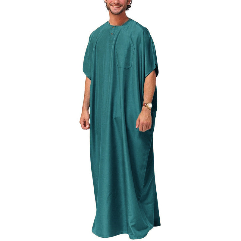 Arabic Men Loose Beachwear Robe