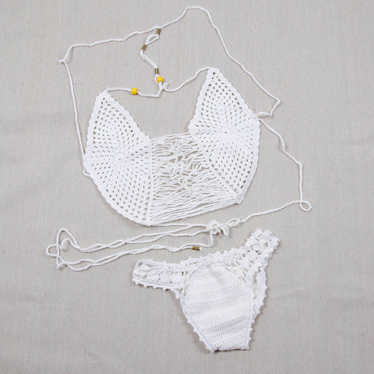 Sexy Bikini Bikini Handmade Crochet Beach Bathing