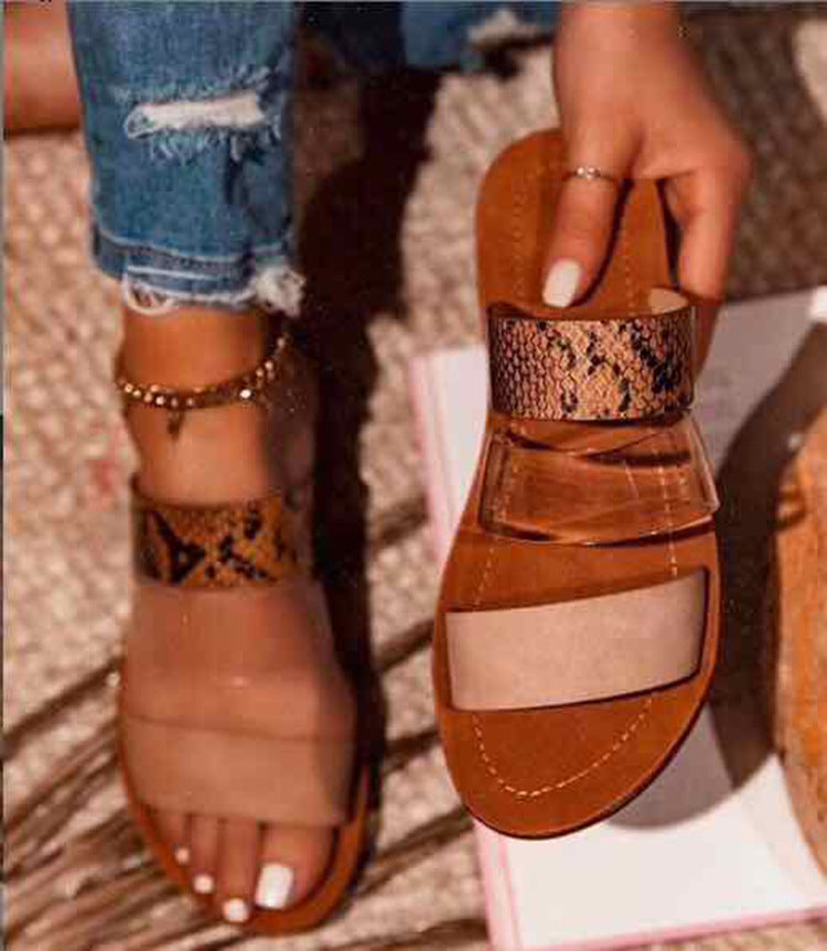 Internet Celebrities Popular Beach Shoes All-Match Outer Wear Women'S Sandals