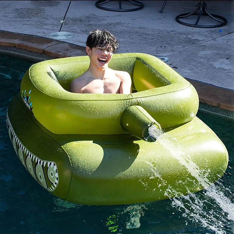 Inflatable tank swim tube