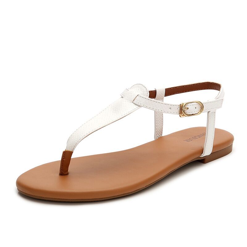 Fashion Simple Beach Cutout Flip Flop Sandals