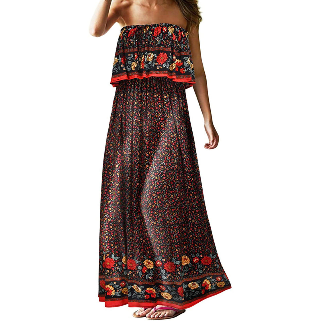 Bohemian Big Swing Beach Dress