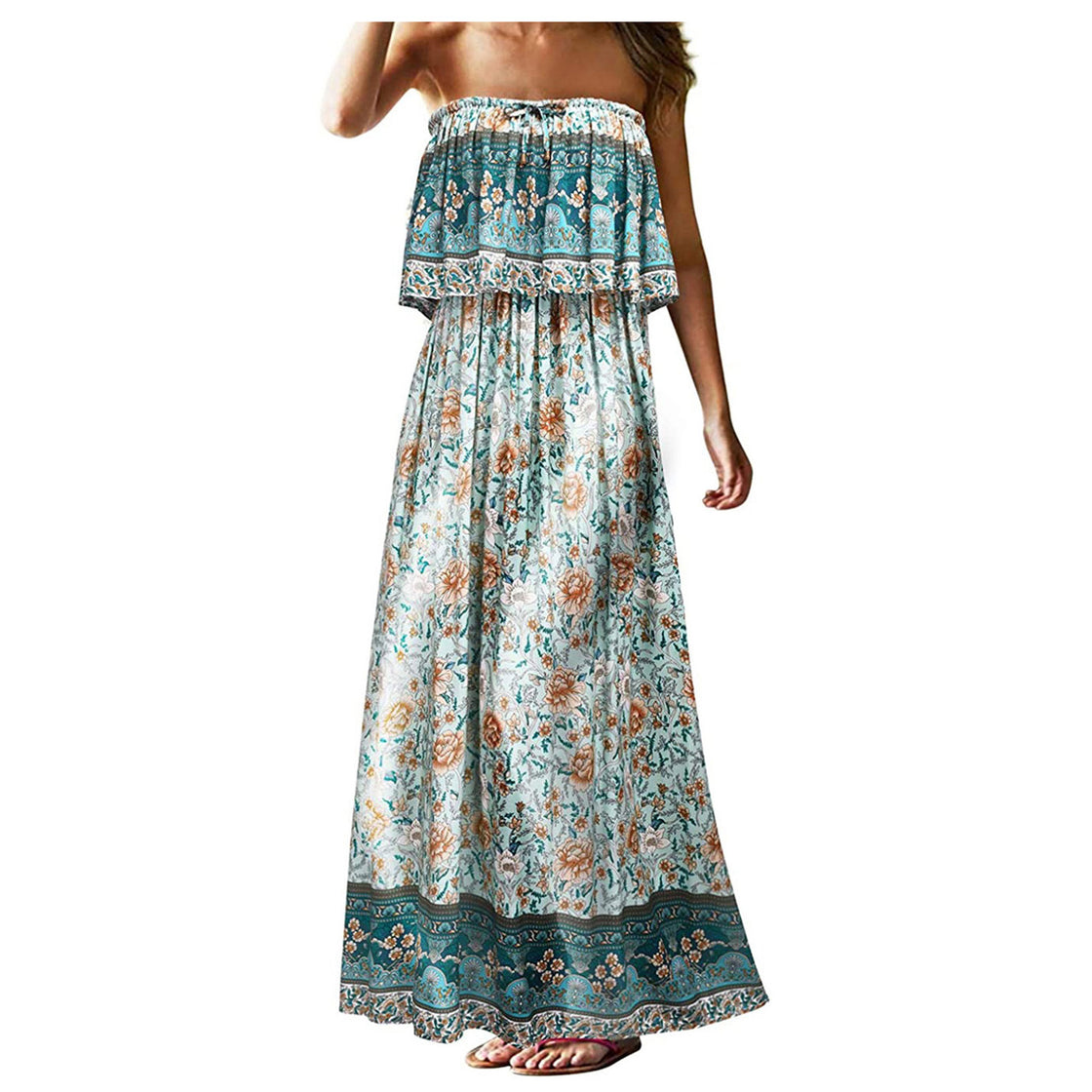 Bohemian Big Swing Beach Dress