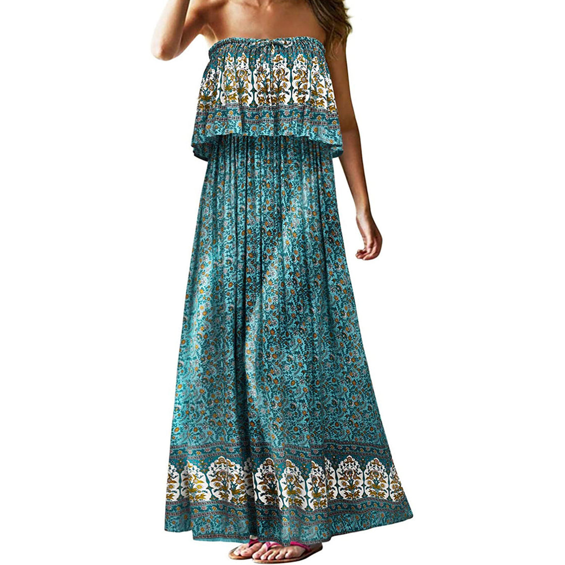 Bohemian Big Swing Beach Dress