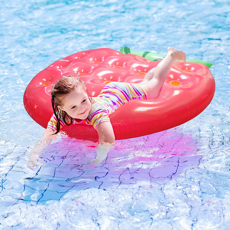 Inflatable strawberry mattress