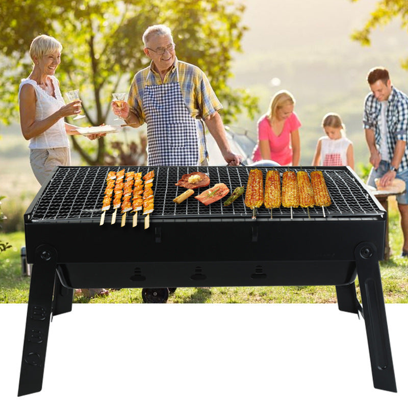 Foldable Korean Style Stainless Steel BBQ Grill