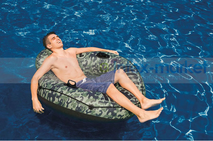 Single Camouflage Rafting Circle -Inflatable