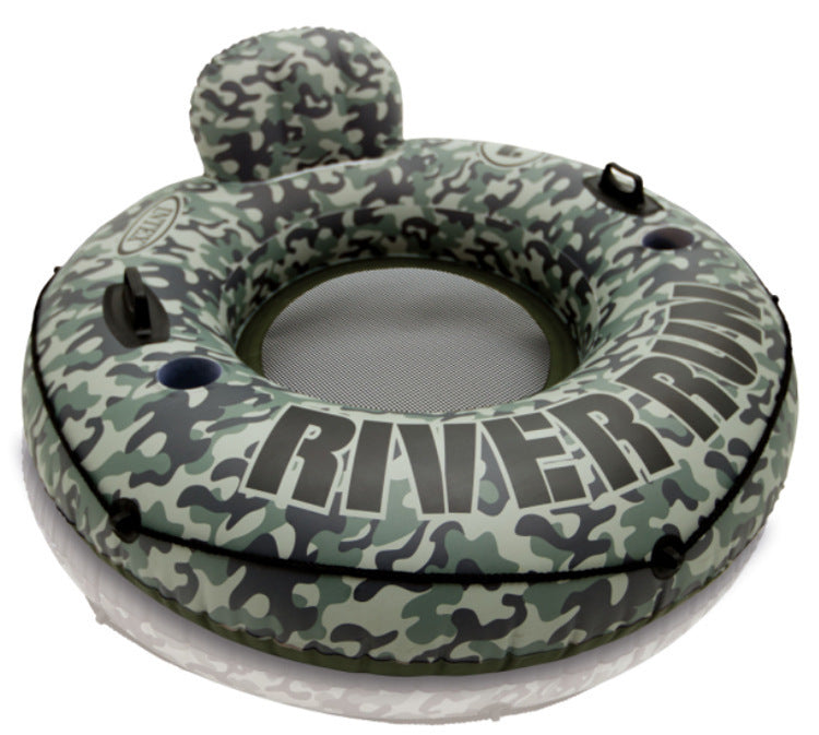 Portable Camouflage Rafting Circle 