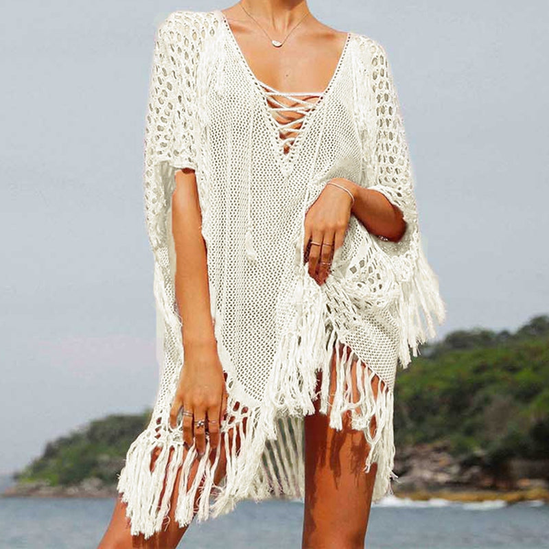 Knit Sweater Thin Knit Hanging Beard Beach Bikini Blouse