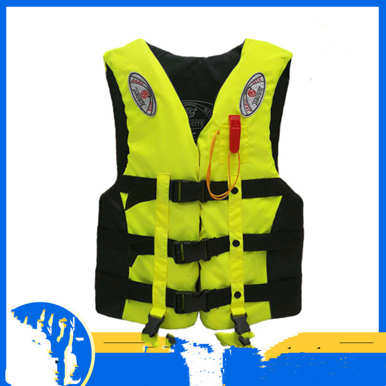 Lightweight and Adjustable Life Jacket for Easy Wear and Customized Fit.