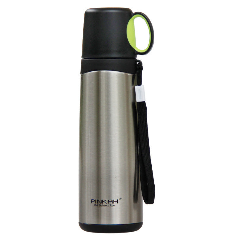 Stainless Steel Vacuum Flask with cup lid