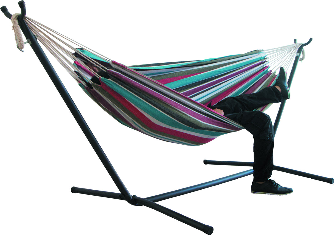 Easy-to-Set-Up Canvas Hammock for Outdoor Trips and Picnics