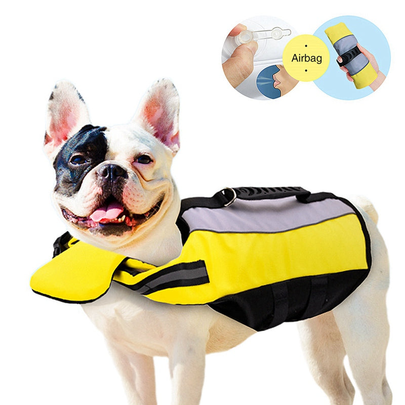 Pet Reflective Airbag Nylon Life Jacket