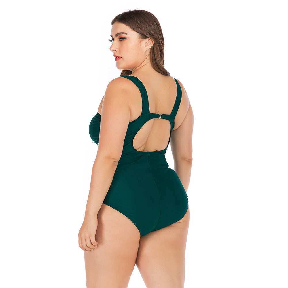 One-piece plus size swimsuit