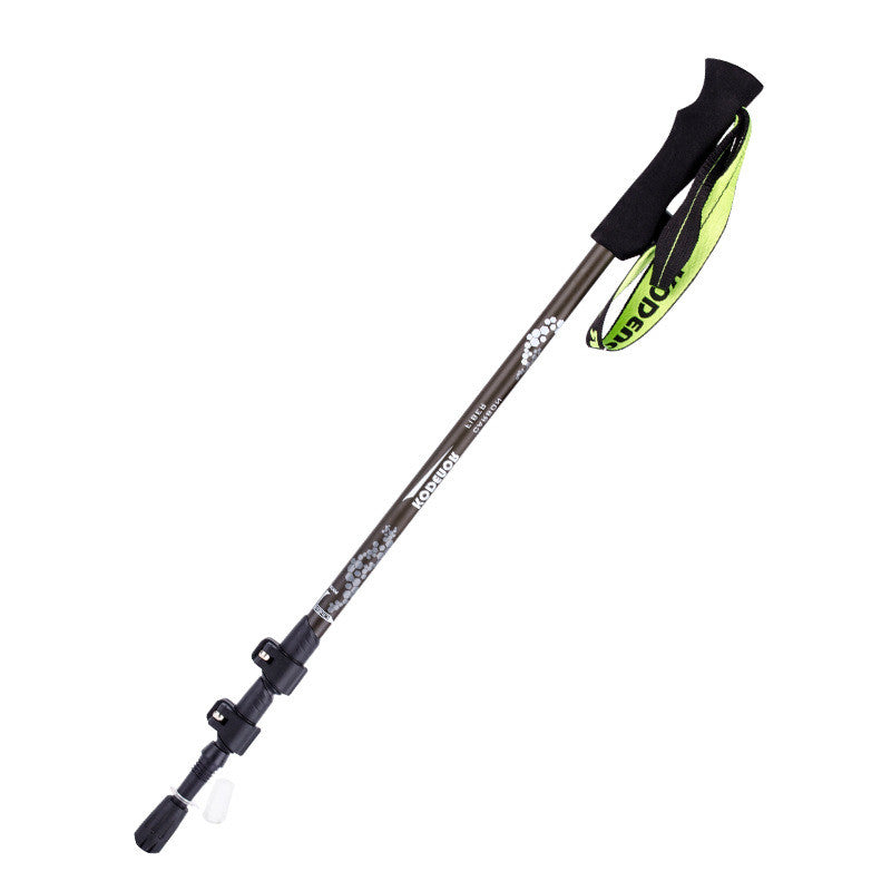 Foldable Carbon Fiber Walking Stick with Outer Lock