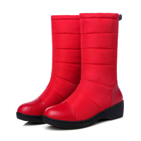 Tube snow boots