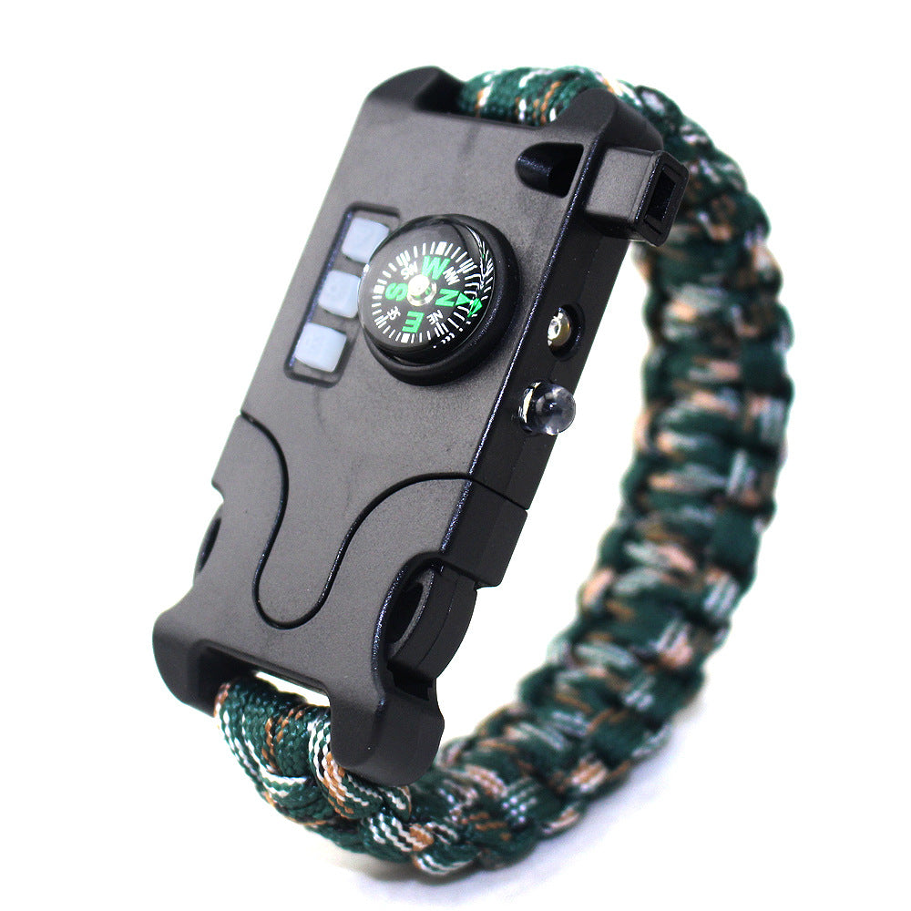 Outdoor camping survival bracelet