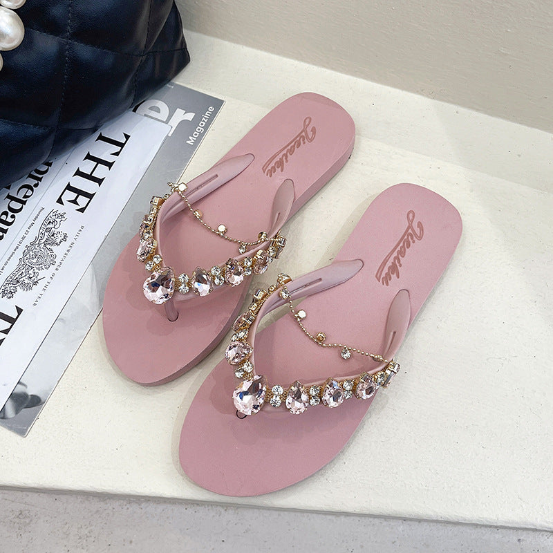 Women's Fashionable Beach Resort Flat Sandals