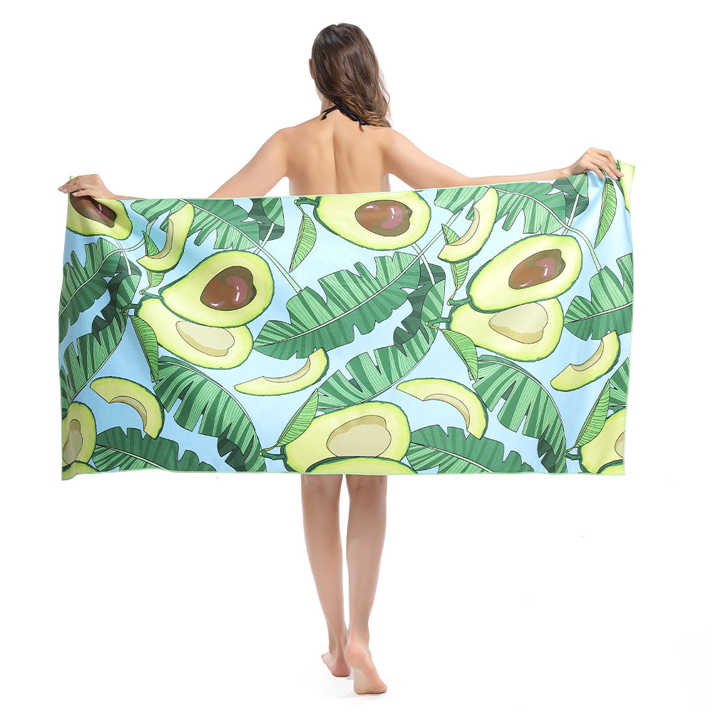 High-Quality Fashionable Beach Towel with Digital Print