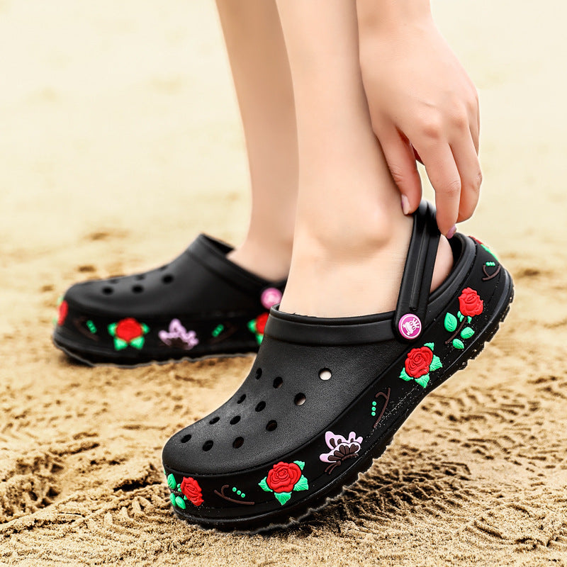 Schoolgirl sandals beach slippers