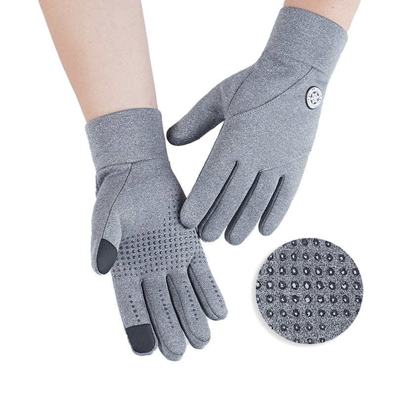 Anti-Slip Ski Gloves with Touch Screen Compatibility