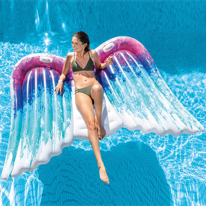 Inflatable Angel Wings Floating Bed