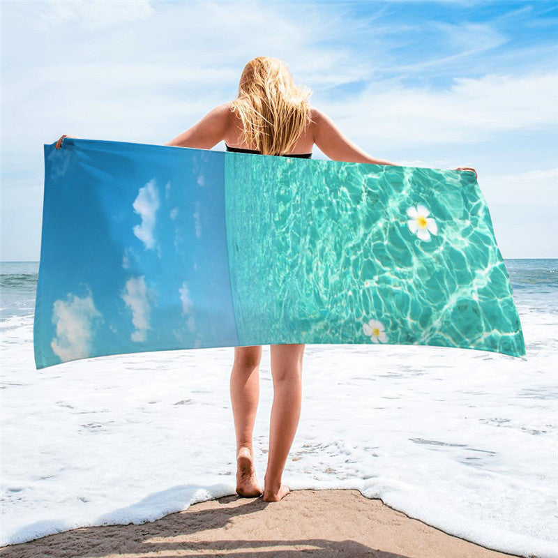 Square Beach Towel -Versatile