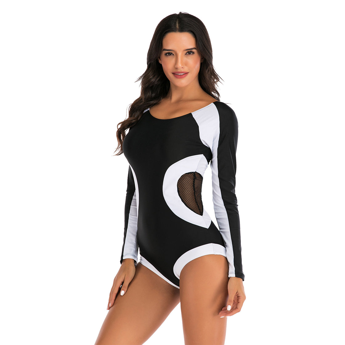 One-piece long sleeve surfing suit