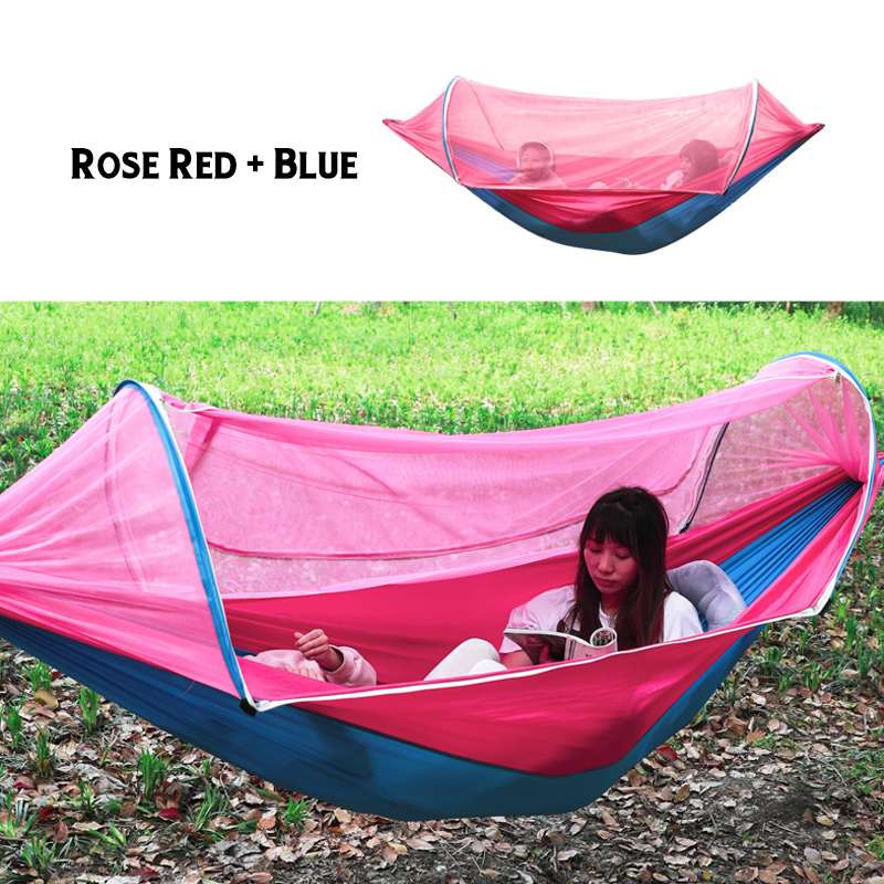 Portable 2 Person Hammock with Mosquito Net - Perfect for Camping and Hiking