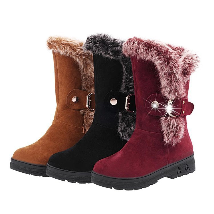 Casual Warm Winter Snow Boots Women