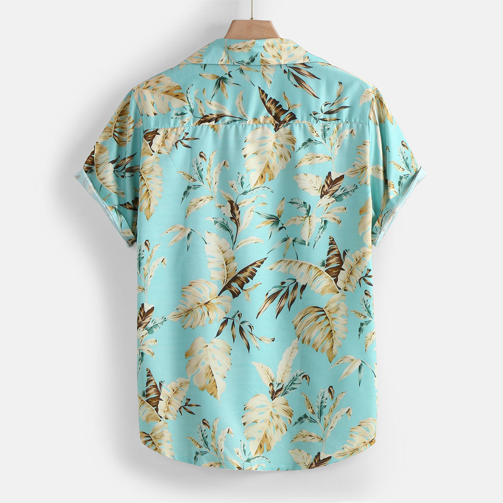 Men's printed beach shirt