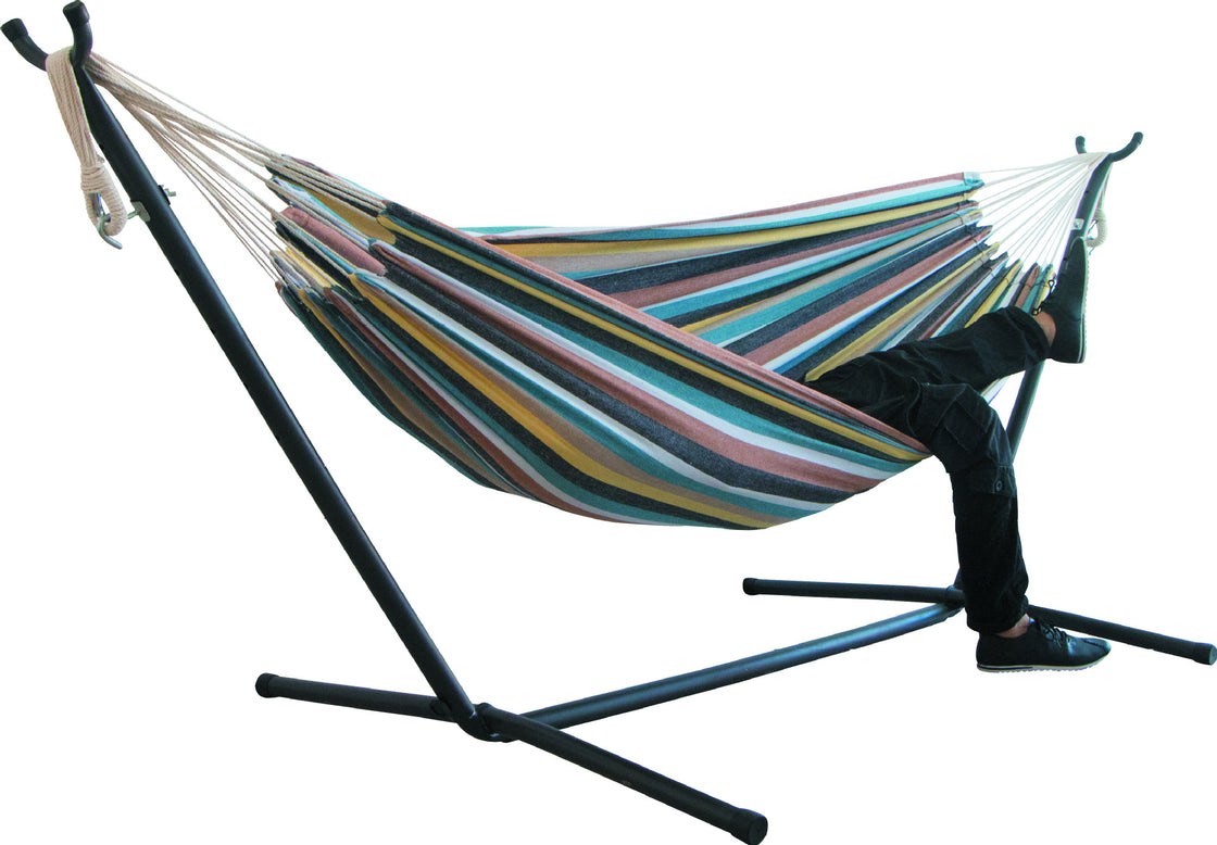 Spacious Canvas Hammock for Relaxing in the Backyard or at the Beach