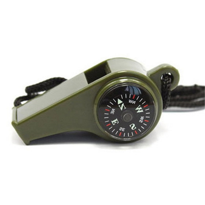 Versatile Three-in-One Outdoor Whistle: Perfect for Hiking, Camping, and Emergencies