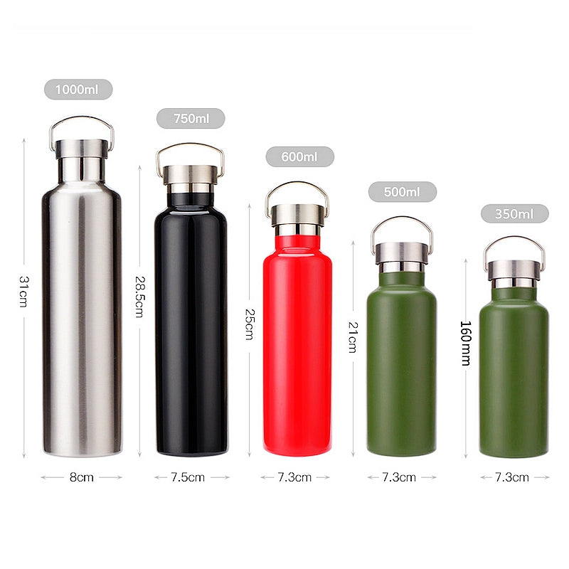 Stainless steel sports bottle -On-the-Go Hydration