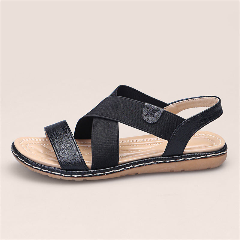 Women's Elastic Strap Casual Beach Sandals