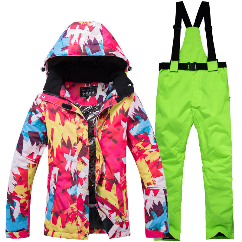 Stay Warm and Protected on the Slopes with Our Windproof Ski Suit