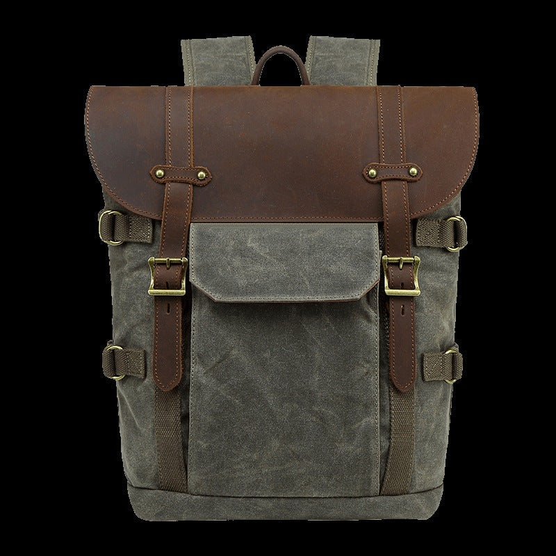 Crazy Horse Leather Camera Bag