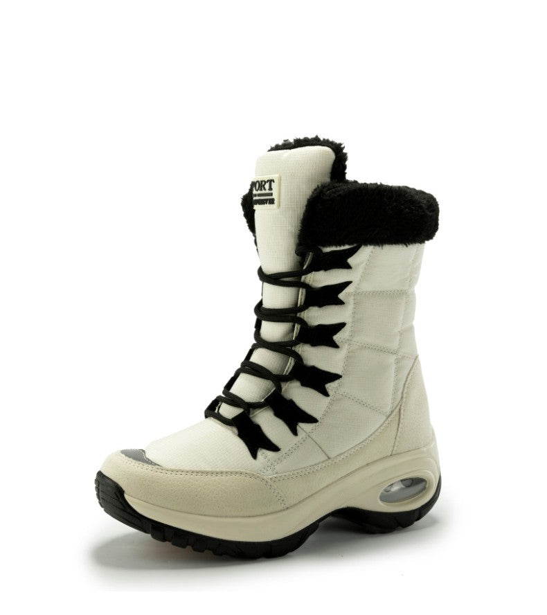 Plus size plus fleece snow boots