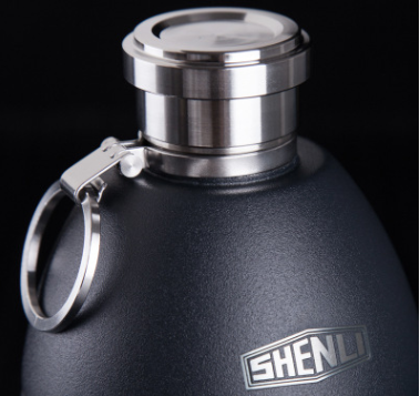 Compact Stainless Steel Water Cup for On-the-Go