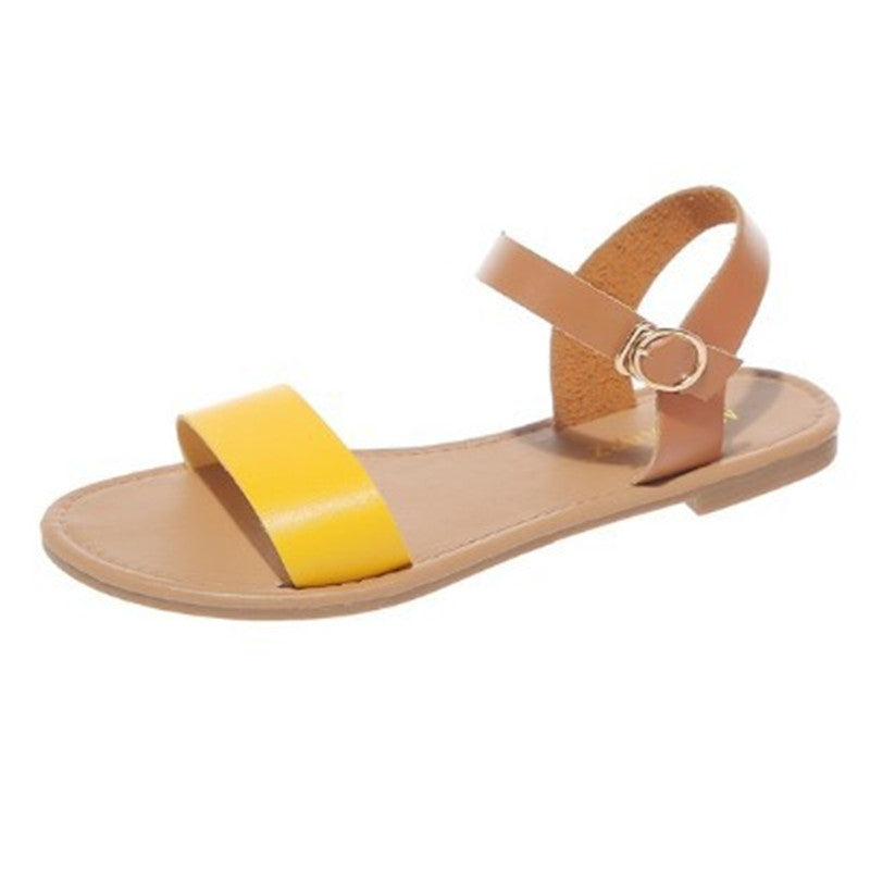 Women's beach open-toe flat sandals