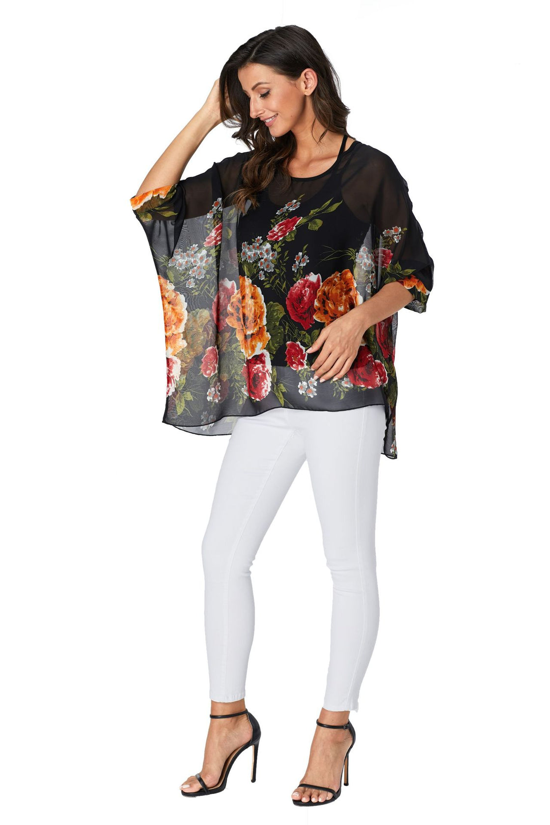 Women's Bohemian Chiffon Shirt Beach Resort Sunscreen