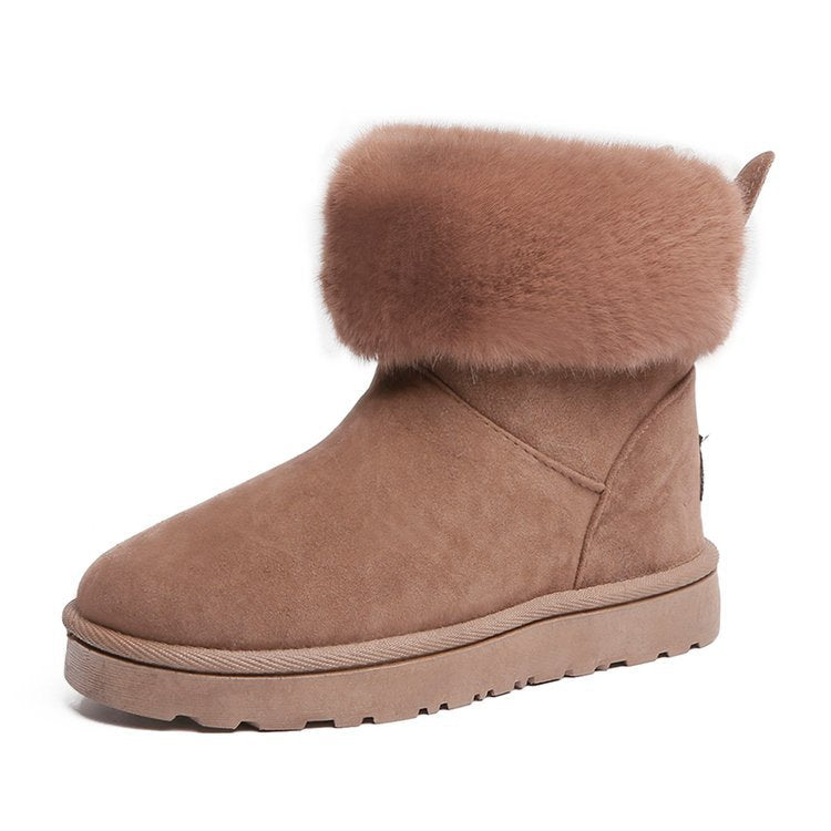 Female rabbit ears snow boots