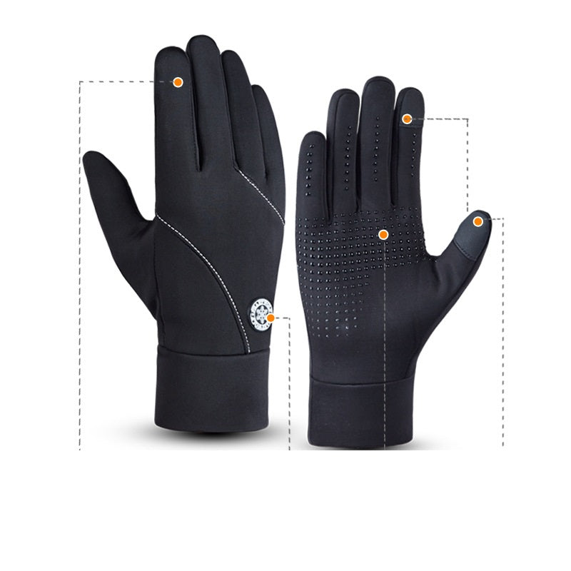 Anti-Slip Ski Gloves with Touch Screen Compatibility