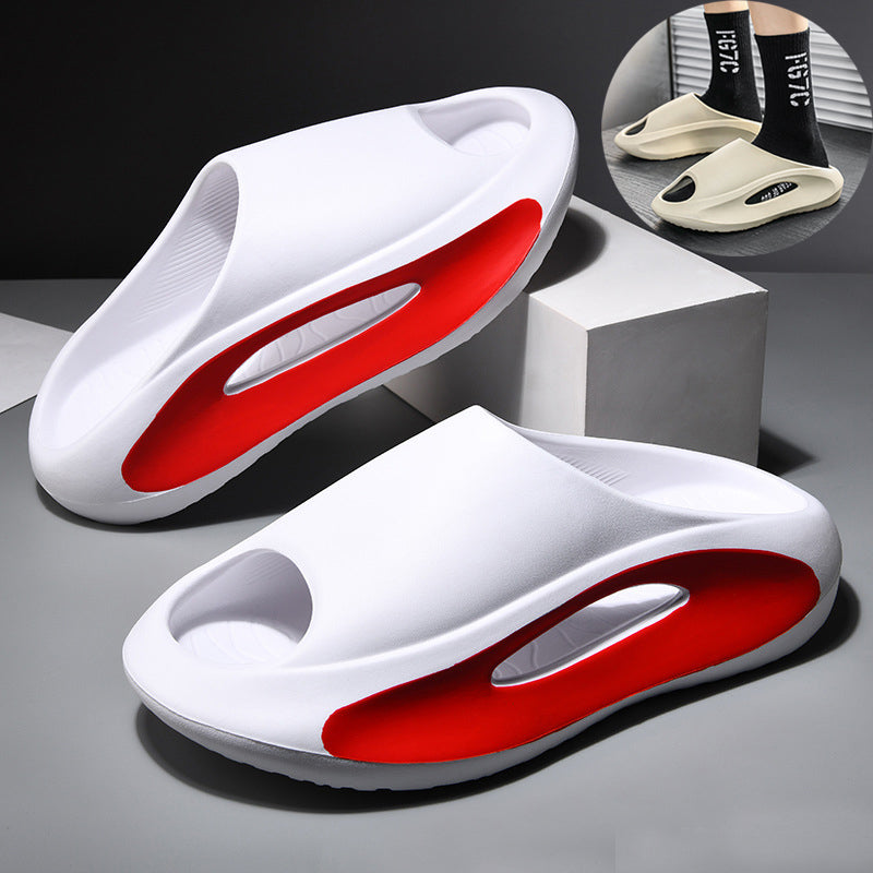 Ins Slippers Women Men Peep Toe Slipper Summer Hollow Unisex Sports Beach Shoes