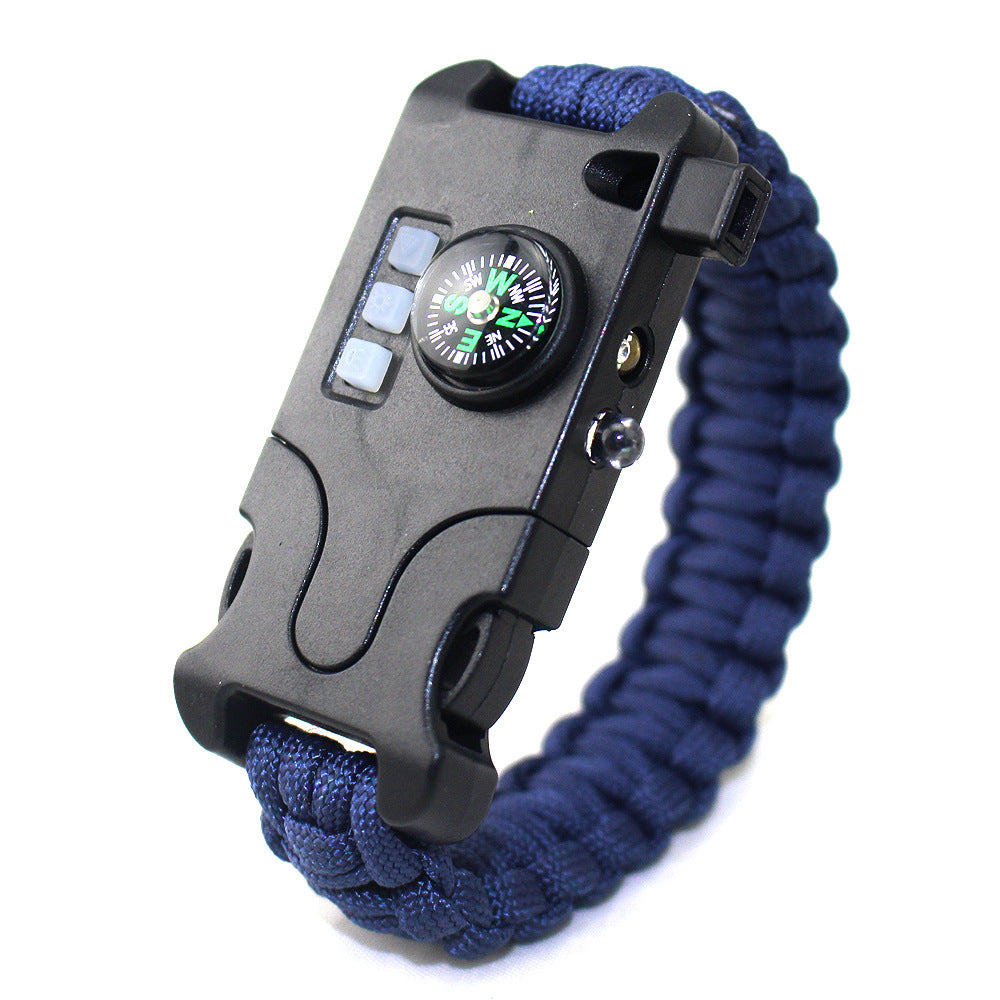 survival bracelet for camping, hiking, fishing and hunting