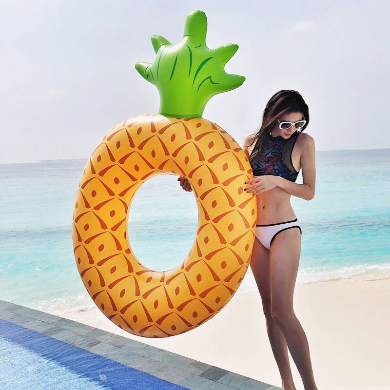 Inflatable pineapple pool float 