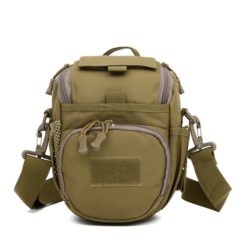 Spacious Camo Shoulder Camera Bag