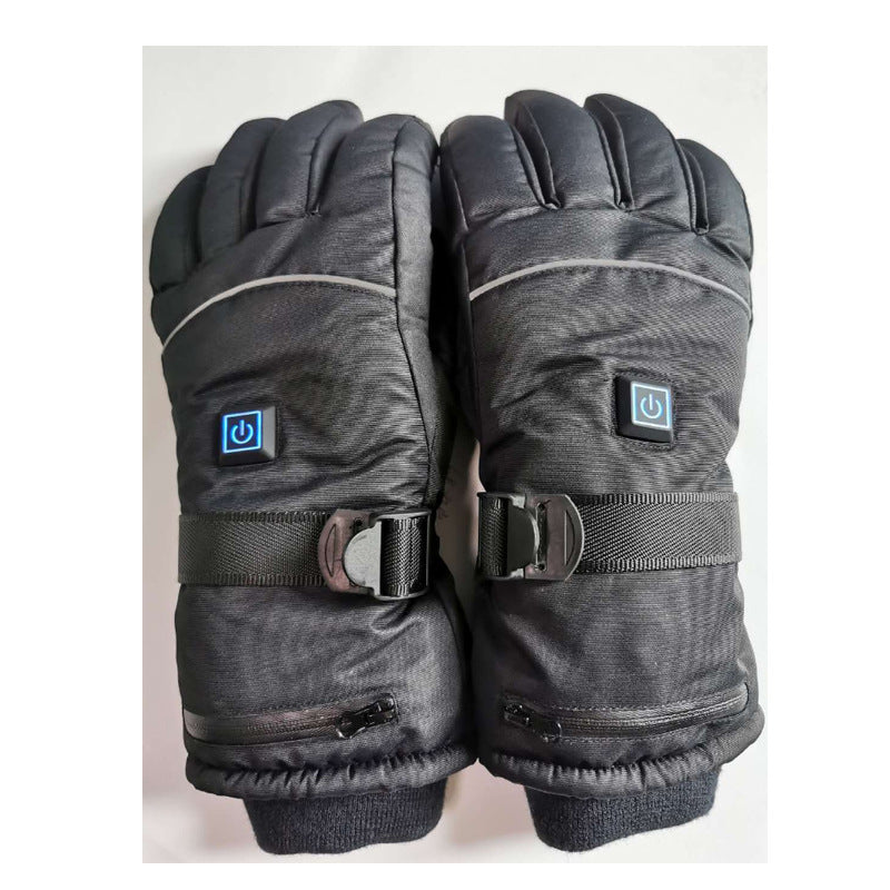 Rechargeable 5-Finger Ski Gloves