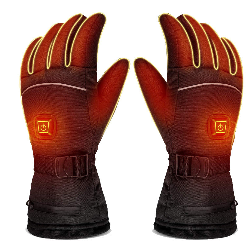 Warm and Durable 5-Finger Ski Gloves