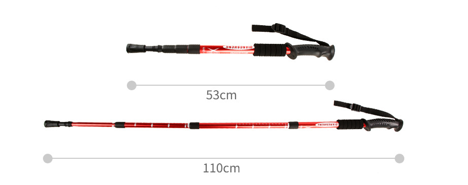 Stylish and Versatile Aluminum Alloy Trekking Poles